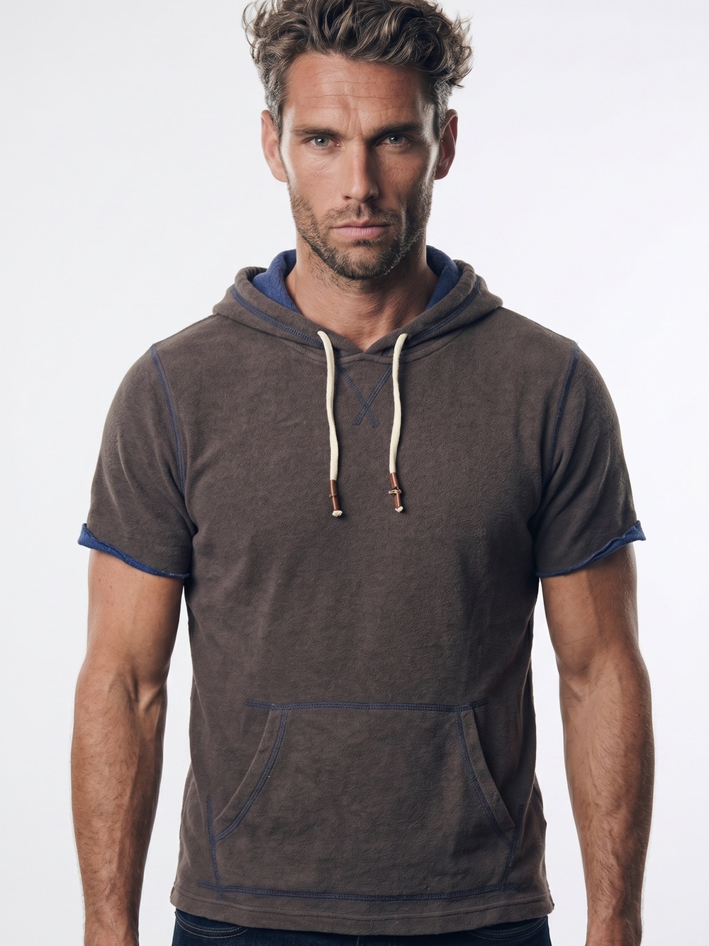 ⚡ ARIZONA JEANS Short Sleeve Hoodie – Size Small